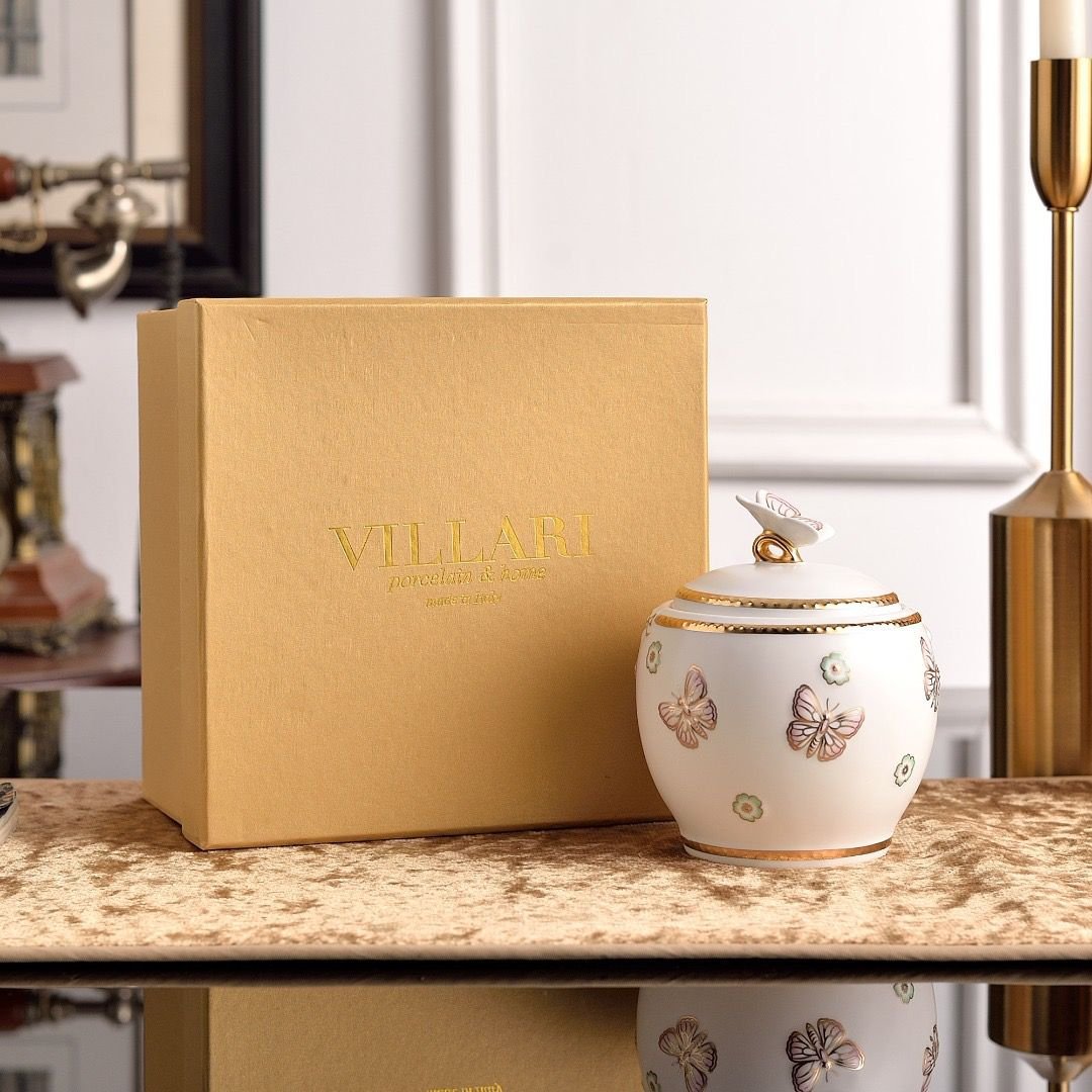 Villari Butterfly Sugar Bowl White - Villari Kitchen and Dining | Aleppo Gift UAE